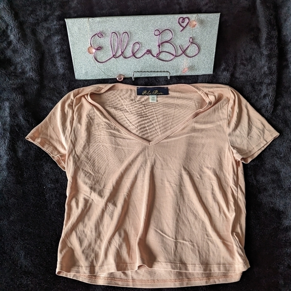 V Neck Crop XS